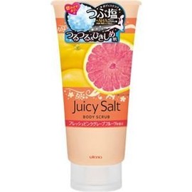 Juicy Salt Body Scrub PG (Pink Grapefruit), 10.6 oz (300 g), Set of 4