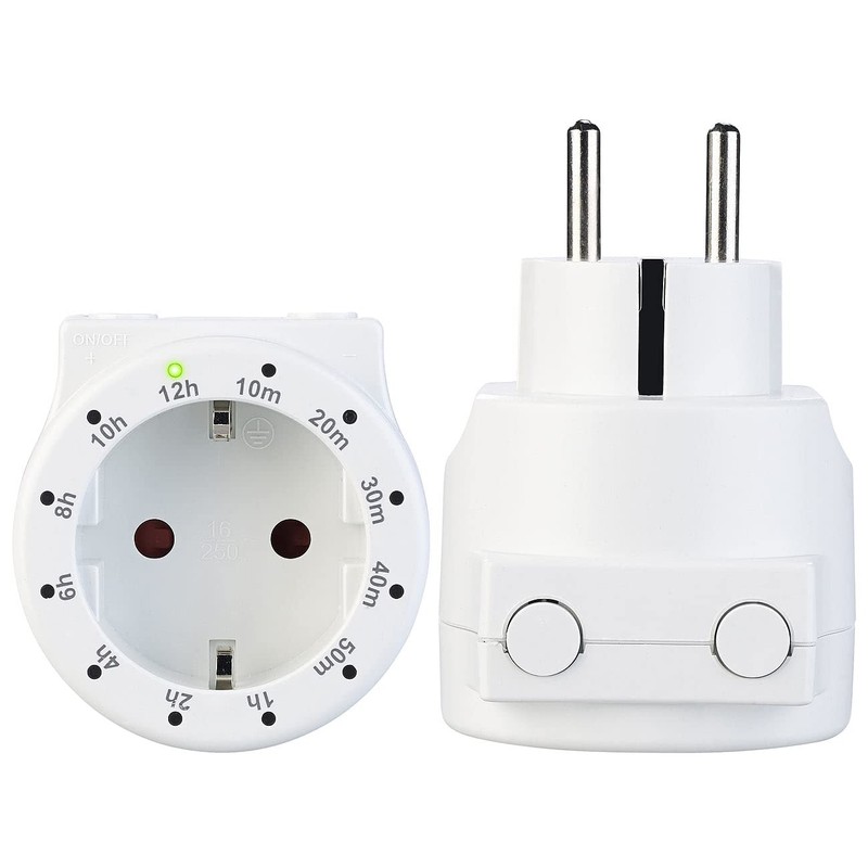 revolt Socket Timer: Socket with Countdown Timer, Status LED, 3,500