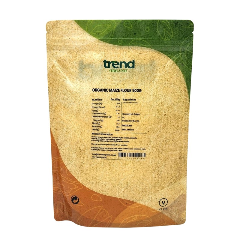 Trend Organic Maize Flour Packed with Essential Nutrients for Wholesome