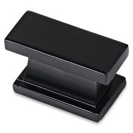 Southern Hills Black Cabinet Knobs - Pack of 5 - Kitchen and Bathroom Black Matte Hardware for Dressers, Desks, Furniture and Cupboards Drawers and Doors SHKM001-BLK-5