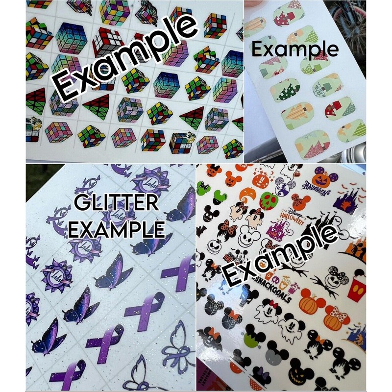 KoB Pigs & Balloons Waterslide Nail Art Decals Set of