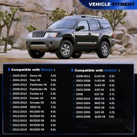 31728-97X00 Automatic Transmission Filter Oil Pan Gasket Kit Compatible with Xterra TITAN Frontier Armada Pathfinder 350Z QX56 Q45 M45 M35 G37 G35 FX45 FX35 EX35 Replaces# RE5R05A, 46240-4C000