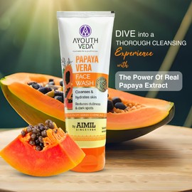 Ayouthveda Papaya Vera Face Wash 100 g
