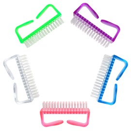 CINECE Nail Brush Nail Brush Hand Wash Normal Longer Length 8.2CM Between Nails Colorful 5 Colors Set of 5 (8.2cm x 2.5cm x 3.8cm)