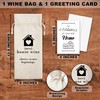 OICPYD Housewarming Gifts, House Warming Wine Bag, New Home Gifts