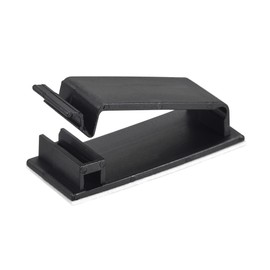 uxcell Nylon Adhesive Cable Clip Wire Clamp Organizer Holder Inner Size 32mm x 7mm Black 20pcs