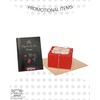 Gcardist Red Bakery Boxes with Window, Pack of 15, 10