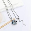 XSMZB Giraffe Urn Necklace for Ashes of Loved One Tree