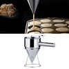 Stainless Steel Pancake Batter Dispenser Funnel 1200ML Large Capacity Conical