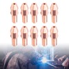 10Pcs Welding Contact Tip Submerged Copper Arc Nozzle Accessory M12