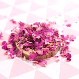 FullChea - Dried Rose Petals,29g - Edible Flowers Real Rose Petals - Non-GMO - Caffeine-free - Use in Tea, Baking, Crafting
