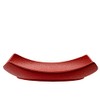 Ceramic Tea Holder (Square, Crimson), W 3.5 x H 0.8