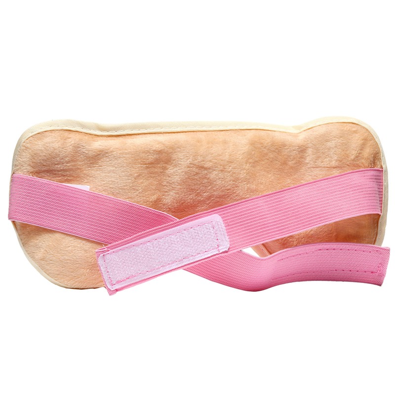 Cooling Gel Eye Mask with Plush Lined Back - Hot
