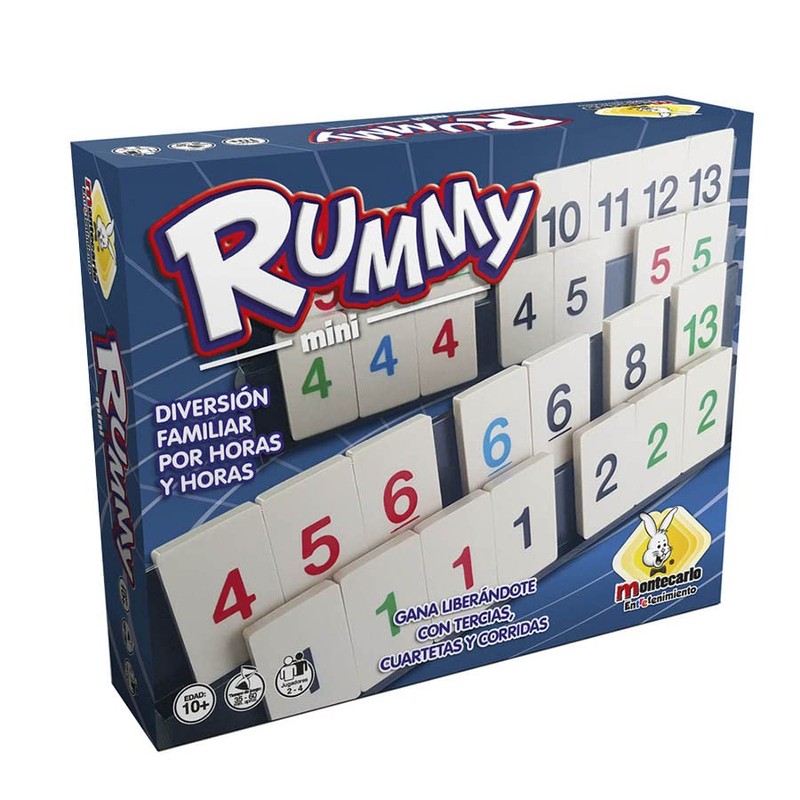 Rummy Mini, Juego de Números, Rummy Clásico, Juego de Mesa
