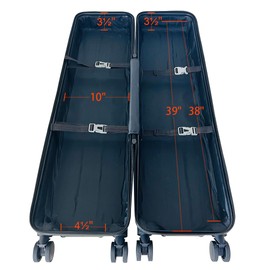 Hard Traveling Case with Wheels 39 IN x 10 IN x 8 IN (Inside Dimensions) for Heavy Duty Backdrop Banner Stand