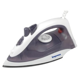TD Impress Compact Mini Travel Iron Non-Stick Steam & Dry Portable Electric Stainless Steel Ceramic Soleplates for Household Usecolor: Grey