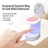 Kredioo Gel X Nail Extension Kit, 500Pcs Acrylic Nail Tips