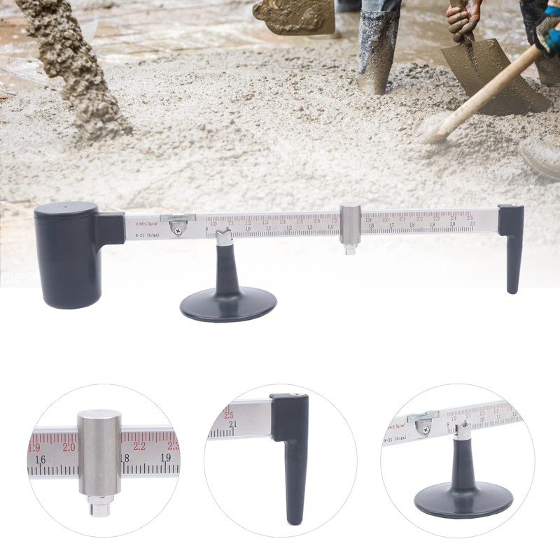 Mud Hydrometer Scales, Double Scales Liquid Densimeter Gravity Balance Hydrometer