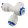 E-outstanding 5-Pack RO Water System Equal Straight 1/4" Plastic Quick