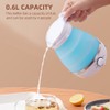 Foldable Kettle 0.6L Travel Silicone Stainless Steel Base Camping Kettle