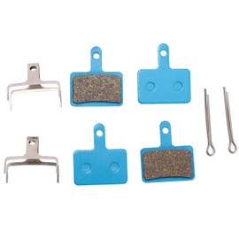 2 Pairs Bicycle Disc Brake Pads for Shimano M355 M375 M395 M415 M416 M416A M445 M446 M447 M465 M475 M485 M486 M495 M515 M515LA M525 M575 M975 C501 C601 T615 T675 B01 B01S E01 E01S. (Multi-Metallic)