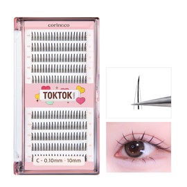 Coringo [Corinco 2 sets] Thick strand eyelashes natural daily / [코링코 2세트] 톡톡하라 가닥 속눈썹 내추럴 데일리
