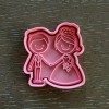 Unbranded 7-Piece Wedding Themed Cookie Cutters & Stamp Set +