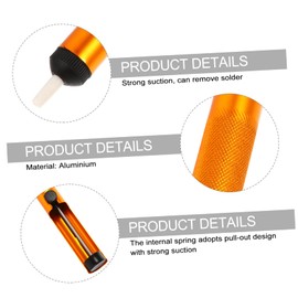 Operitacx 3pcs Solder Sucker Tool Solder Remover Pump for Desoldering Soldering Sucker Pen Lightweight Compact Removal Tool