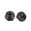 sourcing map Hex Lock Nuts - M3 x 0.5mm Carbon
