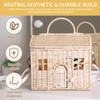 Handwoven Rattan House Storage Basket – Multi-Use Organizer with Handle