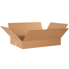 Aviditi Shipping Boxes Flat 24"L x 18"W x 4"H, 20-Pack | Corrugated Cardboard Box for Packing, Moving and Storage