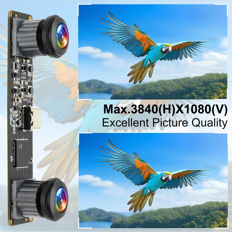 ELP 3D Stereo USB Camera 1080P 60fps High Speed Webcam