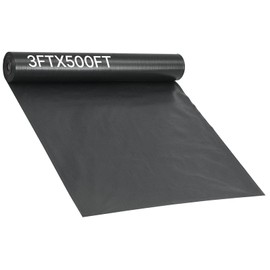 VEVOR Silt Fence Fabric Roll, 3 x 500 ft Erosion Control Fencing, Industrial Grade Tough Polypropylene Fabrics for Sediment Retention, Temporary Fabric for Construction Job Sites