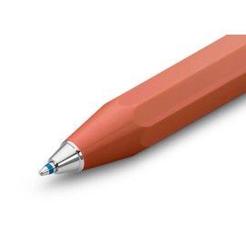 Kaweco SKYLINE SPORT Kugelschreiber Fox I Business Kuli aus hochwertigem Kunststoff I Trendiger Kuli in Orange I 12 g Taschen-Kugelschreiber mit Herzkurvenmechanik I Druckkugelschreiber 10,5 cm