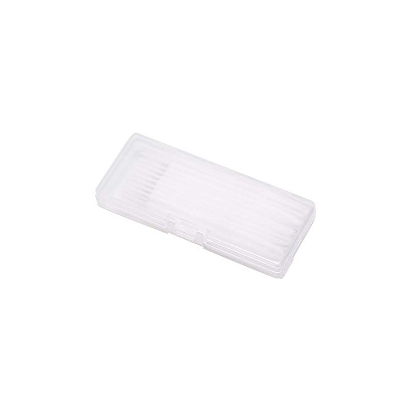 40 Pcs Dual Headed Plastic Toothpicks Portable Storage Box