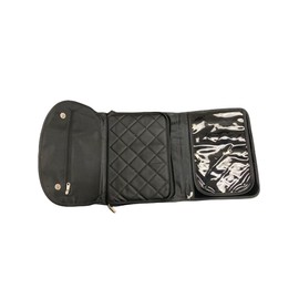 Magnetic Cosmetic Bag Jewelry. Glamour is a go with magbag's magnet-lined folding system for jewelry. Magbag is your ticket to tangle-free travel (Black, 10-inch 3 Foldable Case)