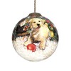 Inner Beauty 2011045 Christmas Puppy Ornament, 3-inch Diameter