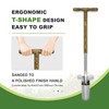 Long Handled Bulb Planter Tool, 37'' Bend-Proof Stainless Steel Bulb