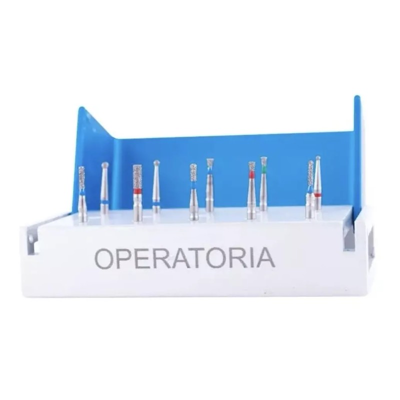 MDT 10 Fresas Kit Operatoria Mdt Dental