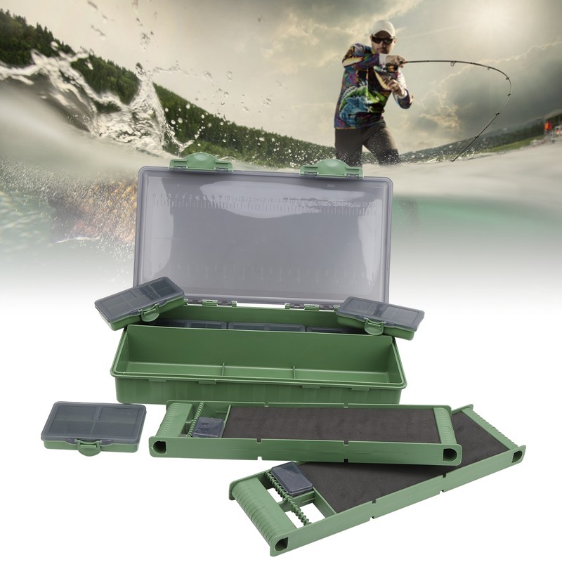 Fishing Lure Tackle Hook Storage Box Container Case Organizer Outdoor