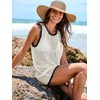 ANRABESS Womens Swimsuit Cover Up Sleeveless Knit 2025 Summer Outfits