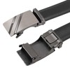 WERFORU Men's Belt, Adjustable Leather Ratchet Belt, 3.5 cm Fit,