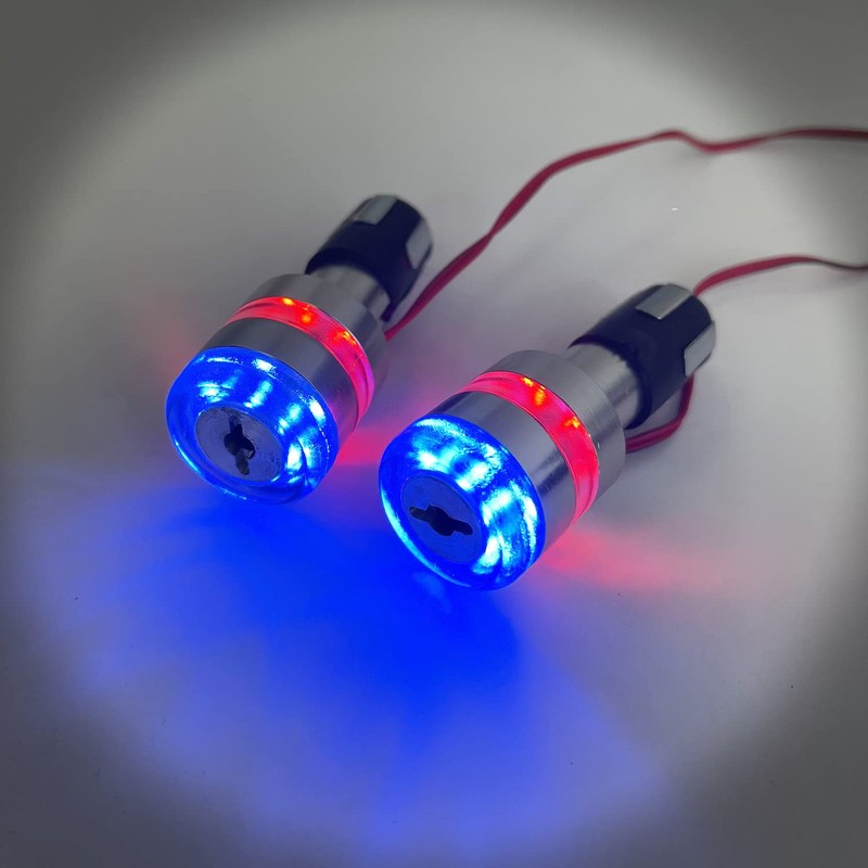XKMT- 7/8" LED Handle Bar End Indicator Grip Turn Signal
