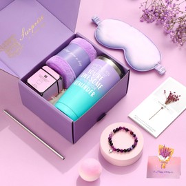 Birthday Gifts for Women, Mother's Day Gift Ideas, Relaxing Spa Gift Basket Set, Get Well Soon Gifts for Women For Her, Mom, Friend, Sister, Wife, Coworker, Girlfriend, Teacher Gifts for Women (Birthday)