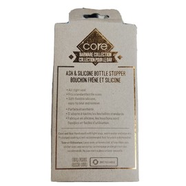 Core Barware Ash & Silicone Bottle Stopper by Core for Wine Air Tight Barware Collection