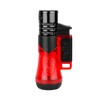 Palió Siena Single Jet-Flame Refillable Butane Torch Lighter, Red |