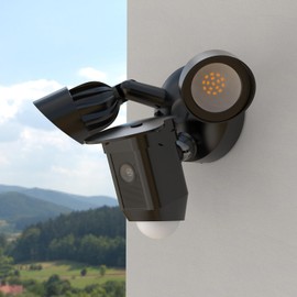 TIUIHU Protective Cover for Rin g Floodlight Cam Wired Plus, Outdoor Camera Protective Cover Sun and Rain Shield Accessories, Black