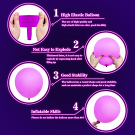 GYIPFIPA 100 Stück UV Neon Luftballons Neon Glüh Party Luftballons UV Schwarzlicht Luftballons leuchten im Dunkeln für Geburtstagsdekorationen Leuchtende Party Zubehör