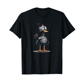 Funny Future Chicken Robot Costume for Adults and Kids T-Shirt