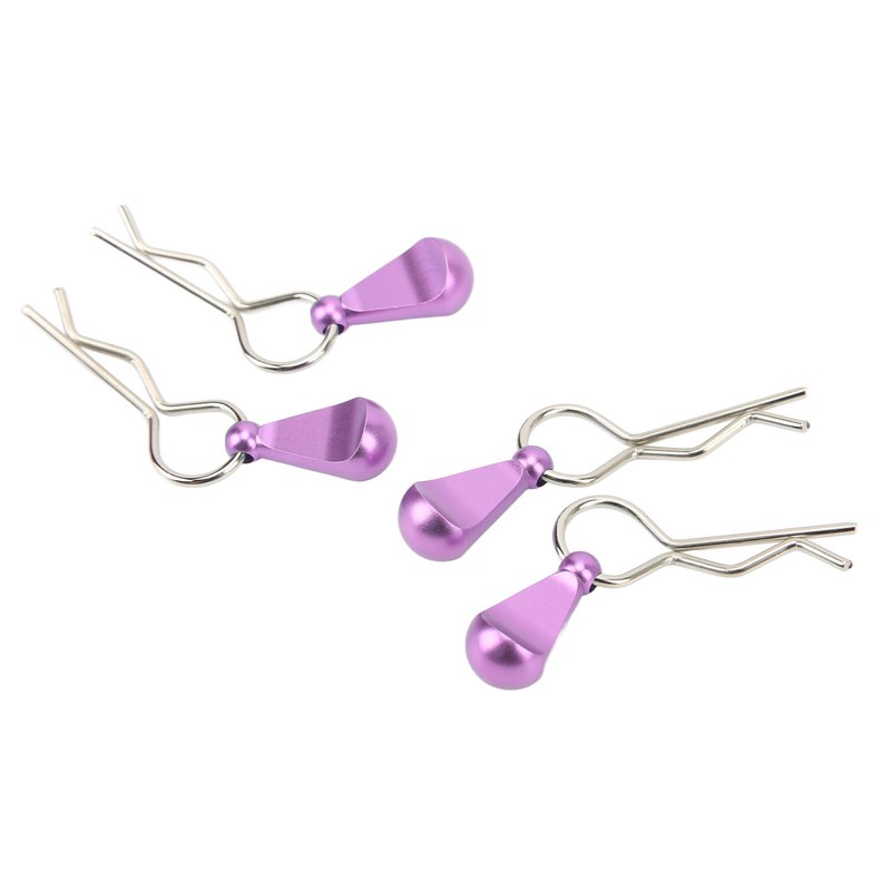 4Pcs Metal RC Car Body Clips with Pull Tabs for